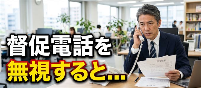05054346201からの督促電話を無視するとどうなる？